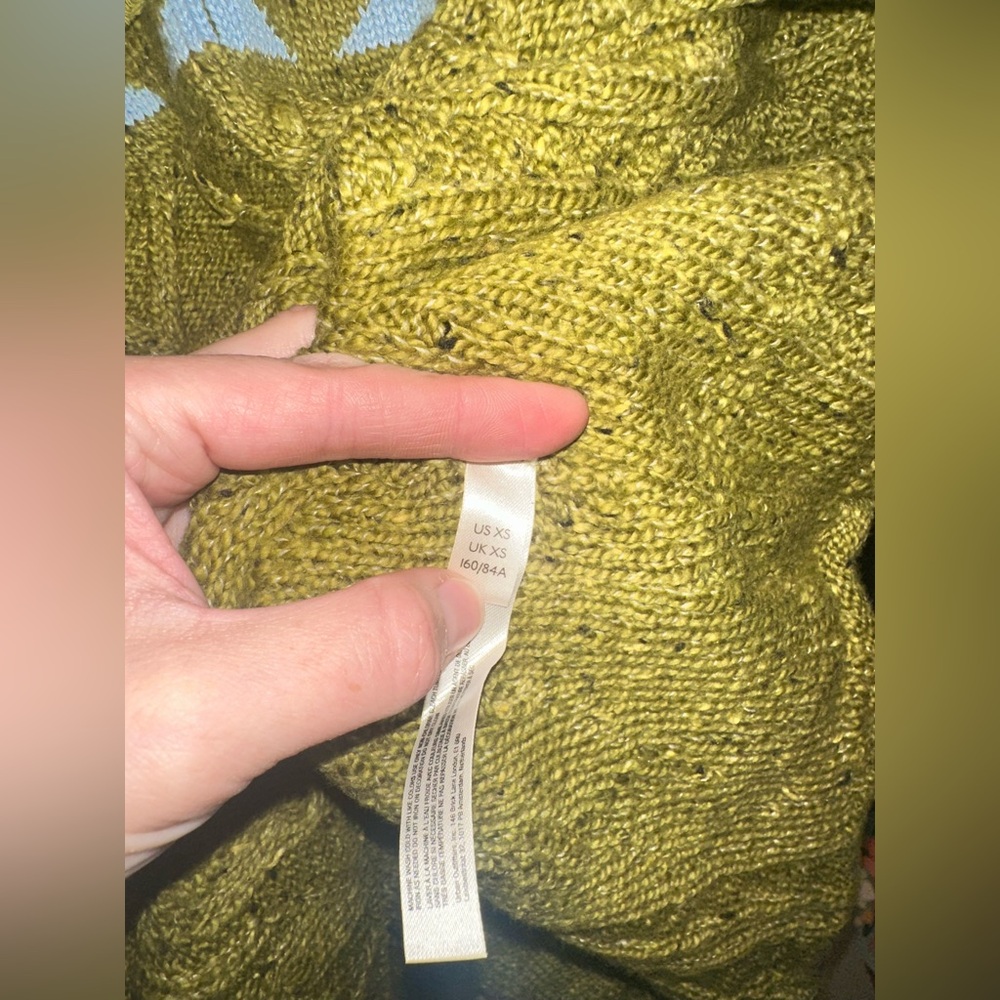 NEW FREE PEOPLE Powder Bunny Knit Sweatshirt - Picture 12 of 13
